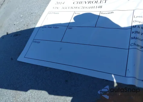 2014 Chevrolet Silverado 1500 1Lz z USA, uszkodzony, nr VIN 3GCUKSEC2EG101148